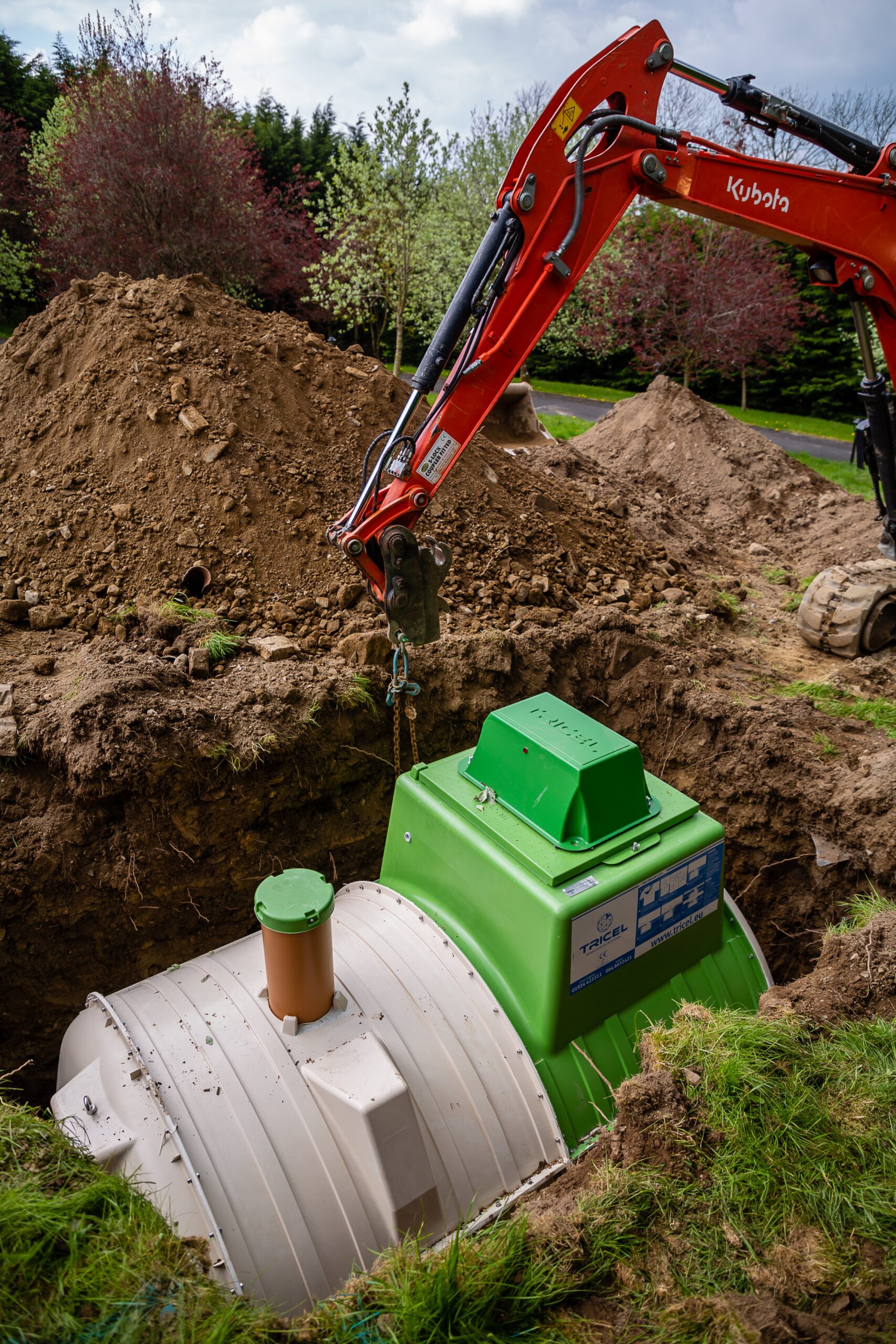 Septic Tank installation, Bluestream Environmental, Septic Tanks Ireland, case studies, Upgrade of Wastewater System in Wicklow